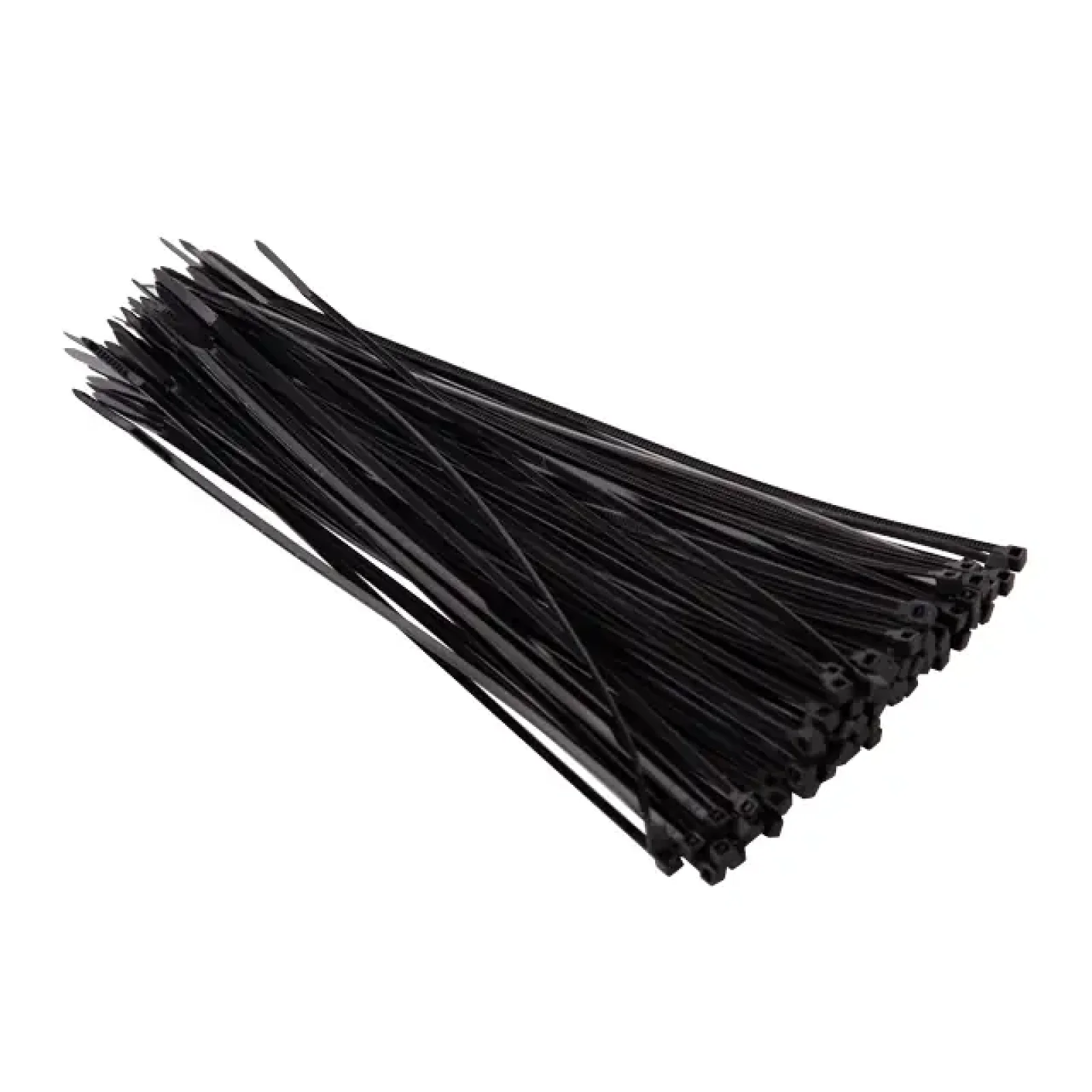 Хомут пластиковий, 2,5×200 мм, 100 шт/упак, чорний INTERTOOL (TC-2521) UA