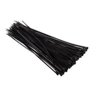 Хомут пластиковий, 2,5×200 мм, 100 шт/упак, чорний INTERTOOL (TC-2521) UA