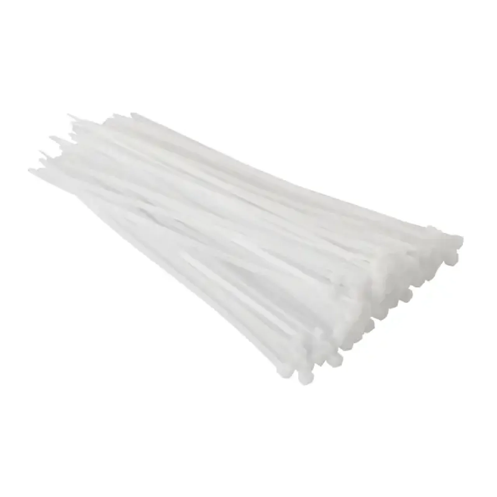 Хомут пластиковий, 3,6×200 мм, 100 шт/упак, білий INTERTOOL (TC-3620) UA