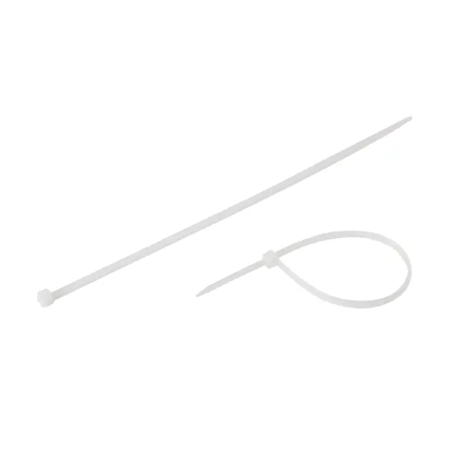 Хомут пластиковий, 3,6×200 мм, 100 шт/упак, білий INTERTOOL (TC-3620) UA