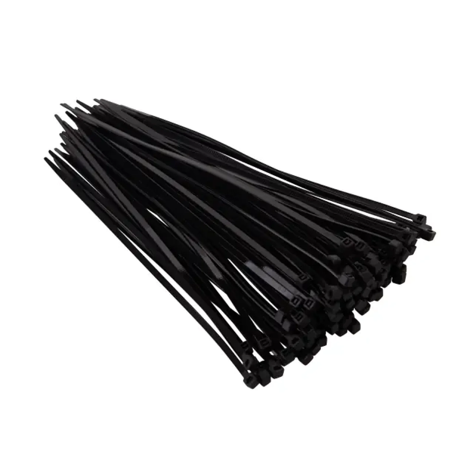 Хомут пластиковий, 3,6×200 мм, 100 шт/упак, чорний INTERTOOL (TC-3621) UA