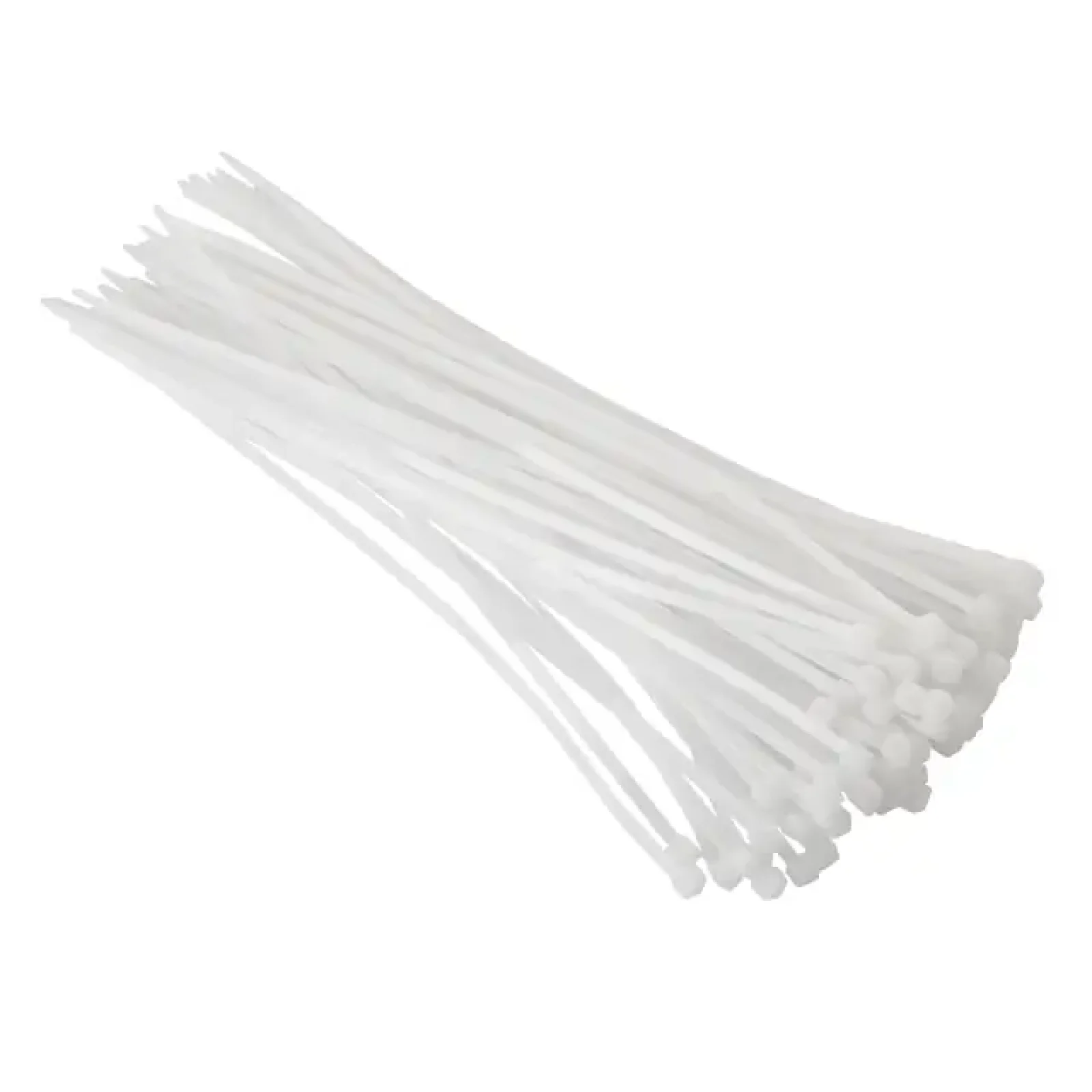 Хомут пластиковий, 3,6×250 мм, 100 шт/упак, білий INTERTOOL (TC-3625) UA