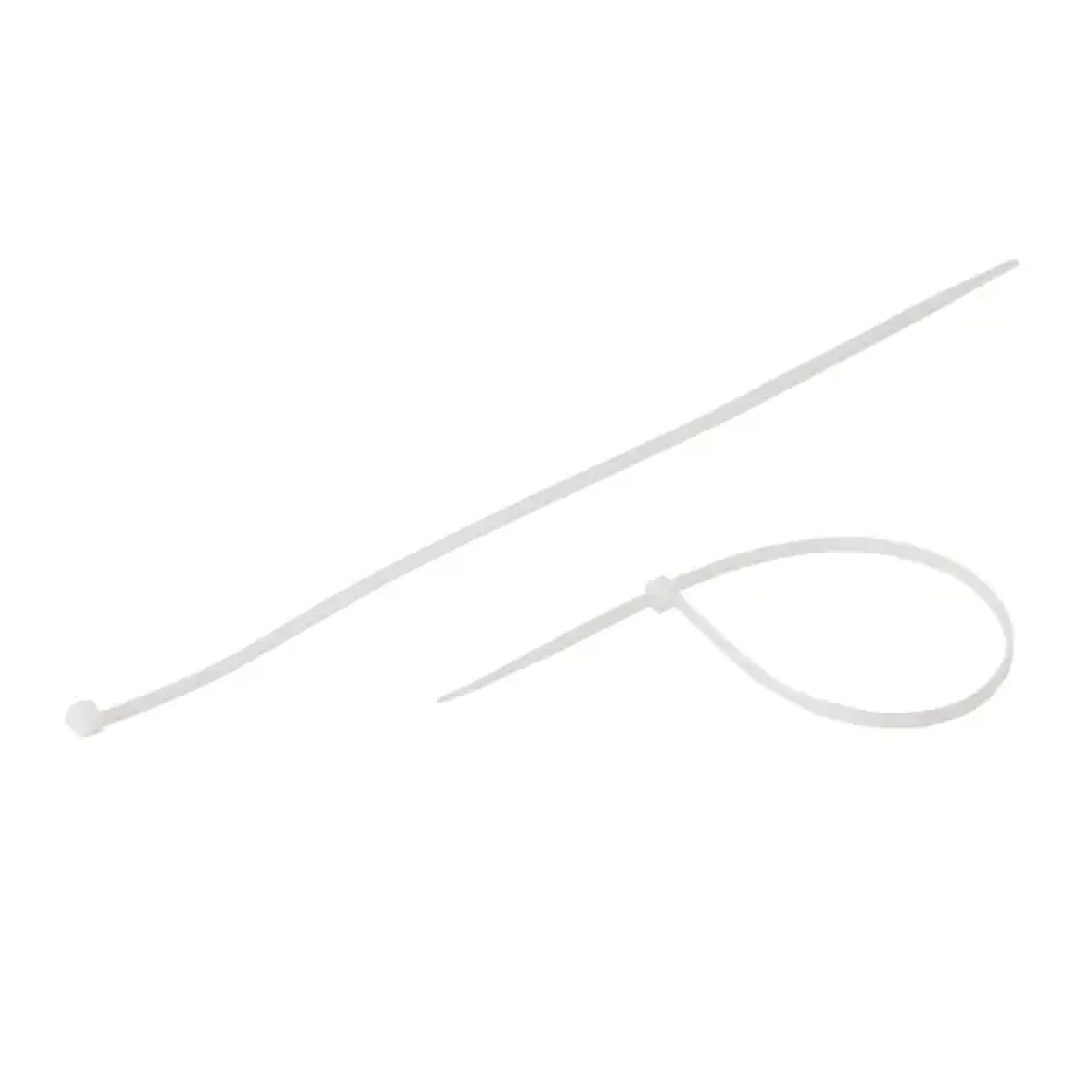 Хомут пластиковий, 3,6×250 мм, 100 шт/упак, білий INTERTOOL (TC-3625) UA