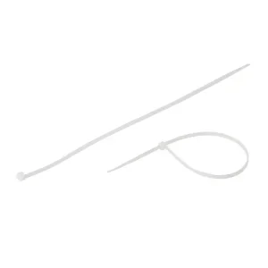 Хомут пластиковий, 3,6×250 мм, 100 шт/упак, білий INTERTOOL (TC-3625) UA