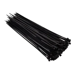 Хомут пластиковий, 3,6×250 мм, 100 шт/упак, чорний INTERTOOL (TC-3626) UA