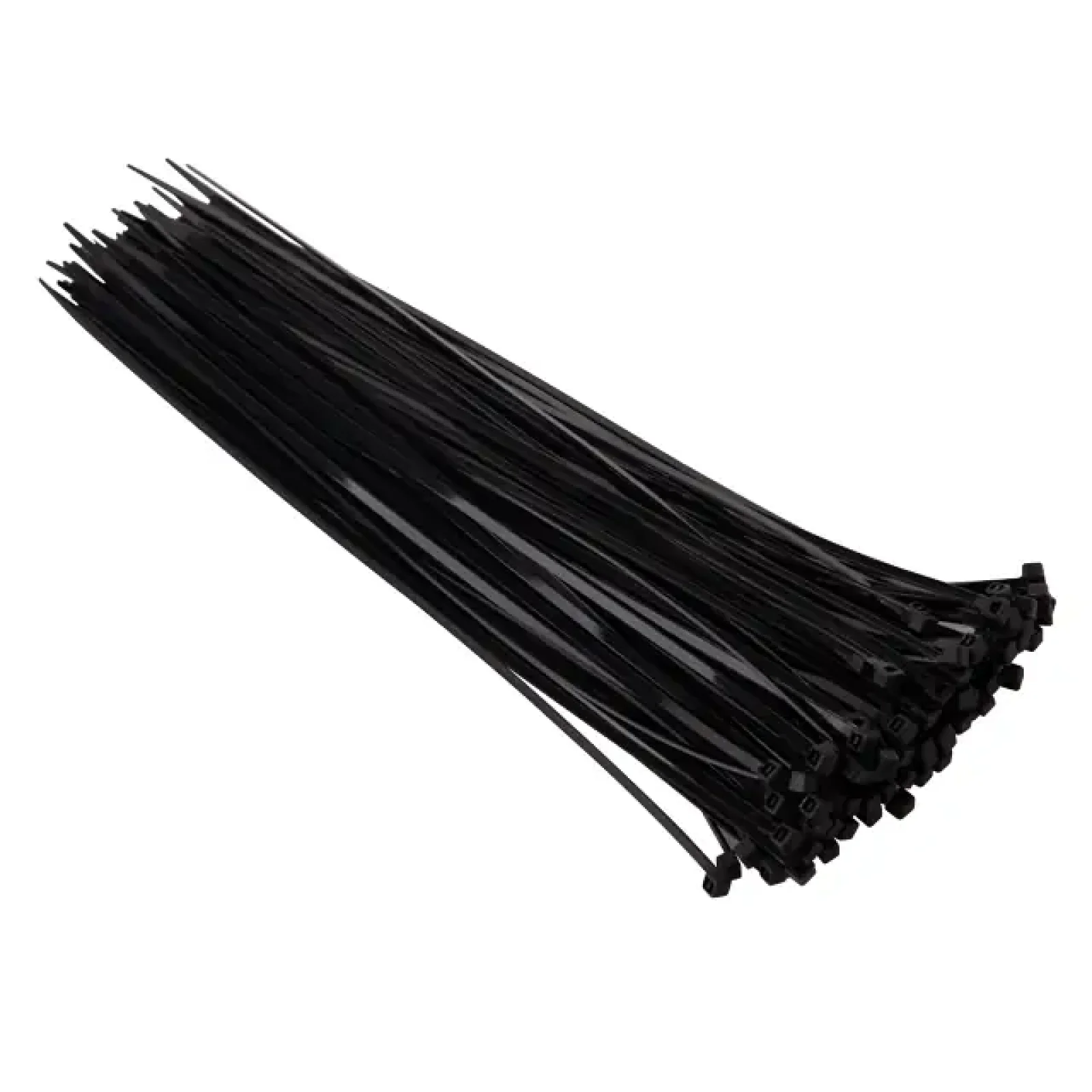 Хомут пластиковий, 3,6×300 мм, 100 шт/упак, чорний INTERTOOL (TC-3631) UA