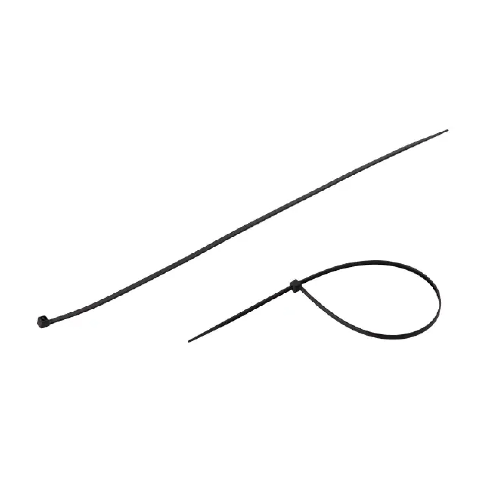 Хомут пластиковий, 3,6×300 мм, 100 шт/упак, чорний INTERTOOL (TC-3631) UA