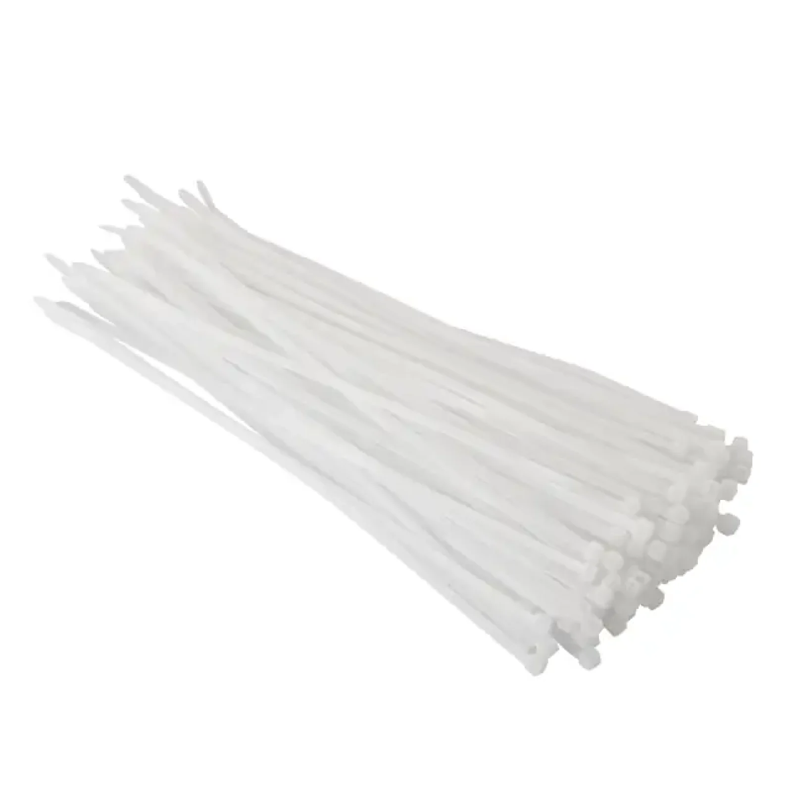 Хомут пластиковий, 4,8×300 мм, 100 шт/упак, білий INTERTOOL (TC-4830) UA