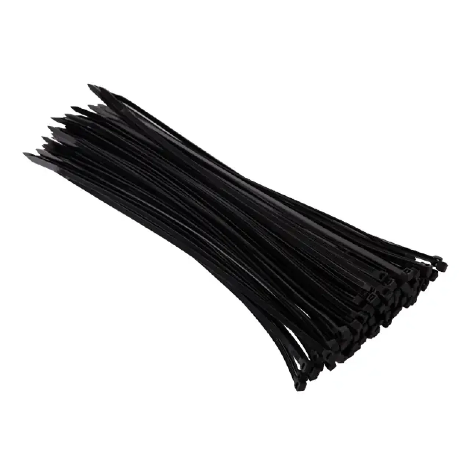 Хомут пластиковий, 4,8×300 мм, 100 шт/упак, чорний INTERTOOL (TC-4831) UA