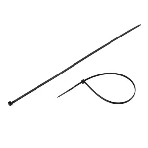 Хомут пластиковий, 4,8×350 мм, 100 шт/упак, чорний INTERTOOL (TC-4836) UA