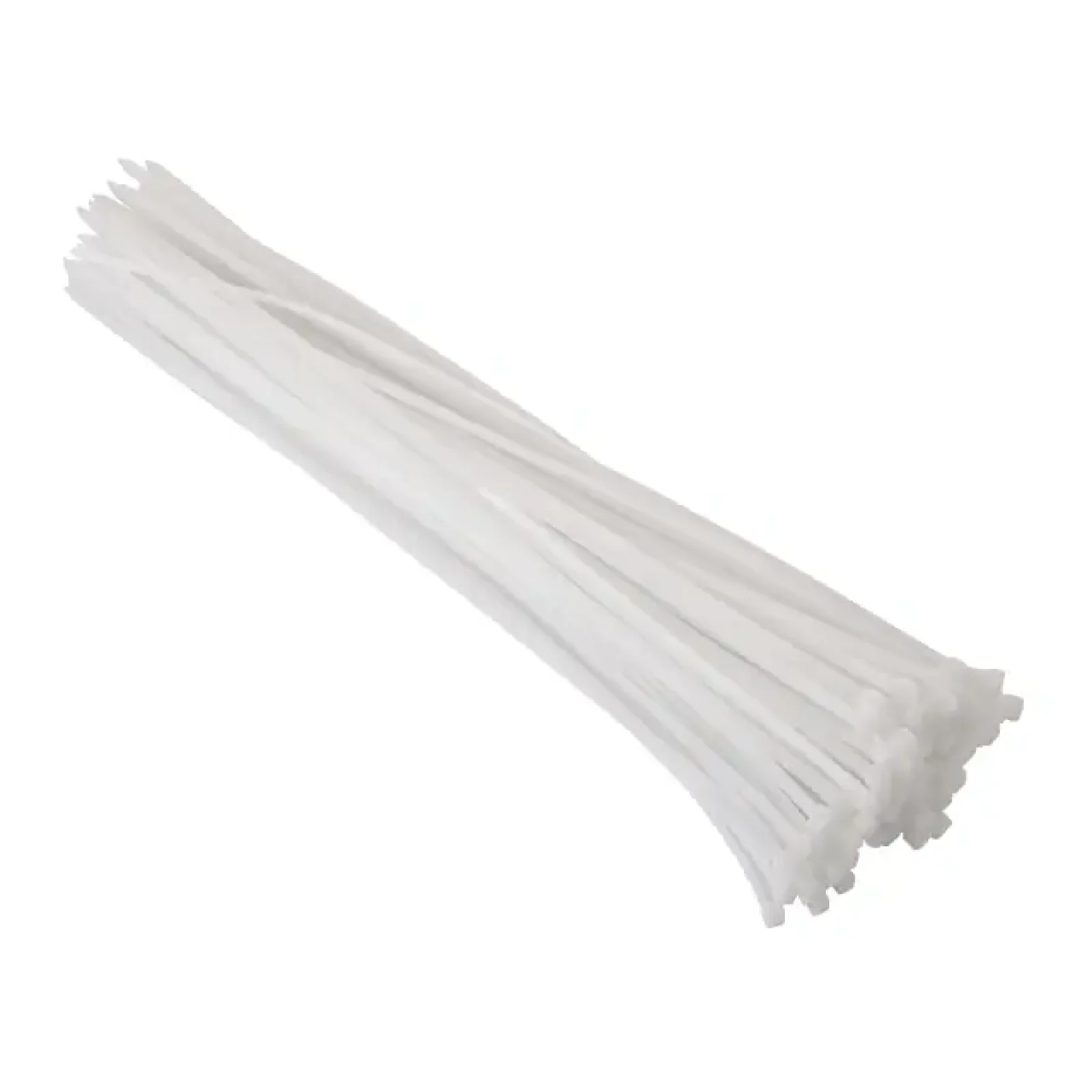 Хомут пластиковий, 4,8×400 мм, 100 шт/упак, білий INTERTOOL (TC-4840) UA