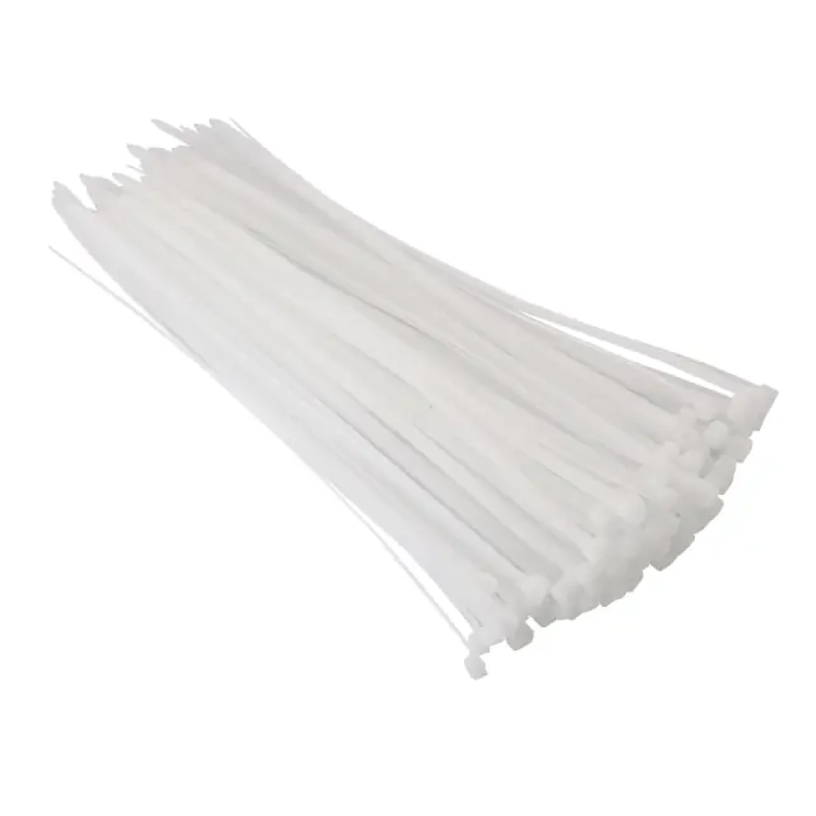 Хомут пластиковий, 7,6×350 мм, 100 шт/упак, білий INTERTOOL (TC-7635) UA