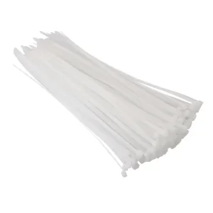 Хомут пластиковий, 7,6×350 мм, 100 шт/упак, білий INTERTOOL (TC-7635) UA