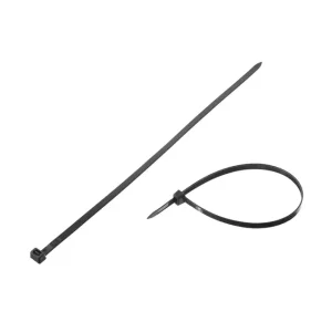 Хомут пластиковий, 7,6×350 мм, 100 шт/упак, чорний INTERTOOL (TC-7636) UA