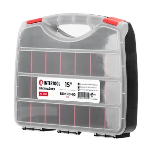 Органайзер 15" 380*310*60 мм INTERTOOL (BX-4002) UA