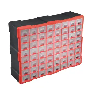 Органайзер 20.5" 520*160*375 мм, 64 лотків INTERTOOL (BX-4012) UA