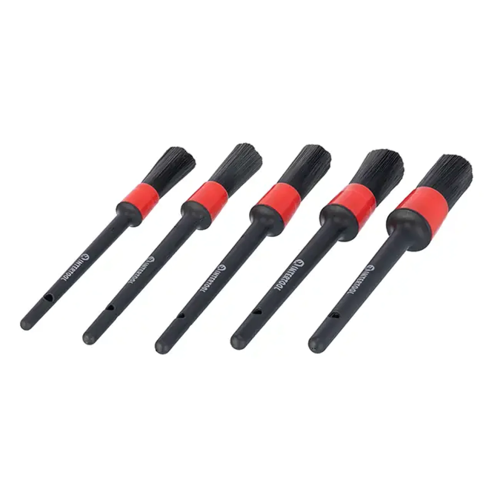 Набір кистей, 5 шт., для детейлінгу і хімчистки INTERTOOL (AT-0100) UA