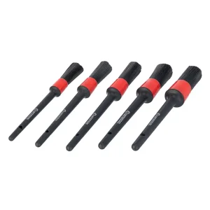 Набір кистей, 5 шт., для детейлінгу і хімчистки INTERTOOL (AT-0100) UA