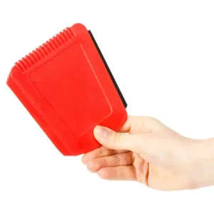 Скребок автомобільний для скла, з водосгоном, 12×12 см INTERTOOL (AT-0101) UA