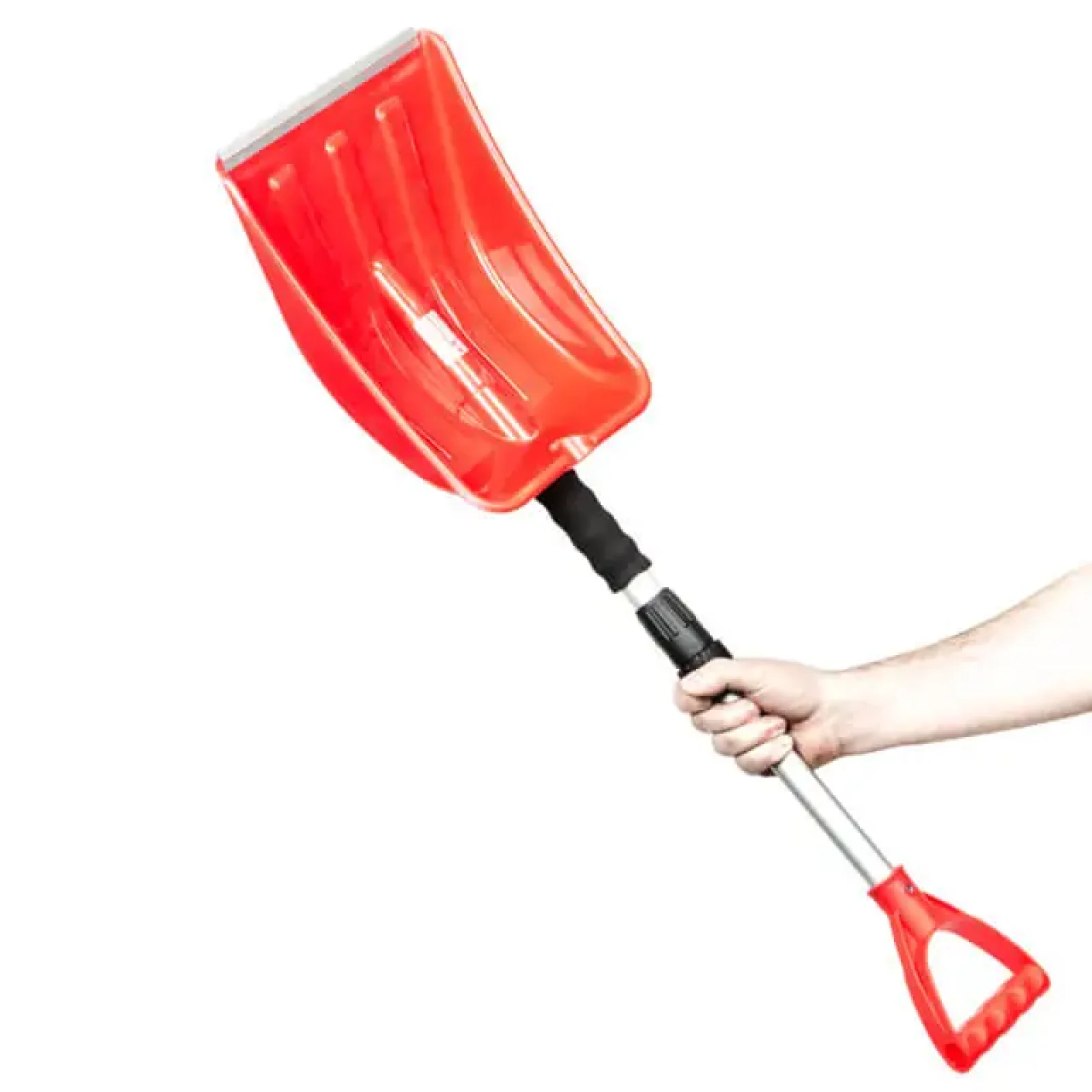 Лопата для снігу автомобільна, телескопічна, 68-87 см INTERTOOL (AT-0132) UA