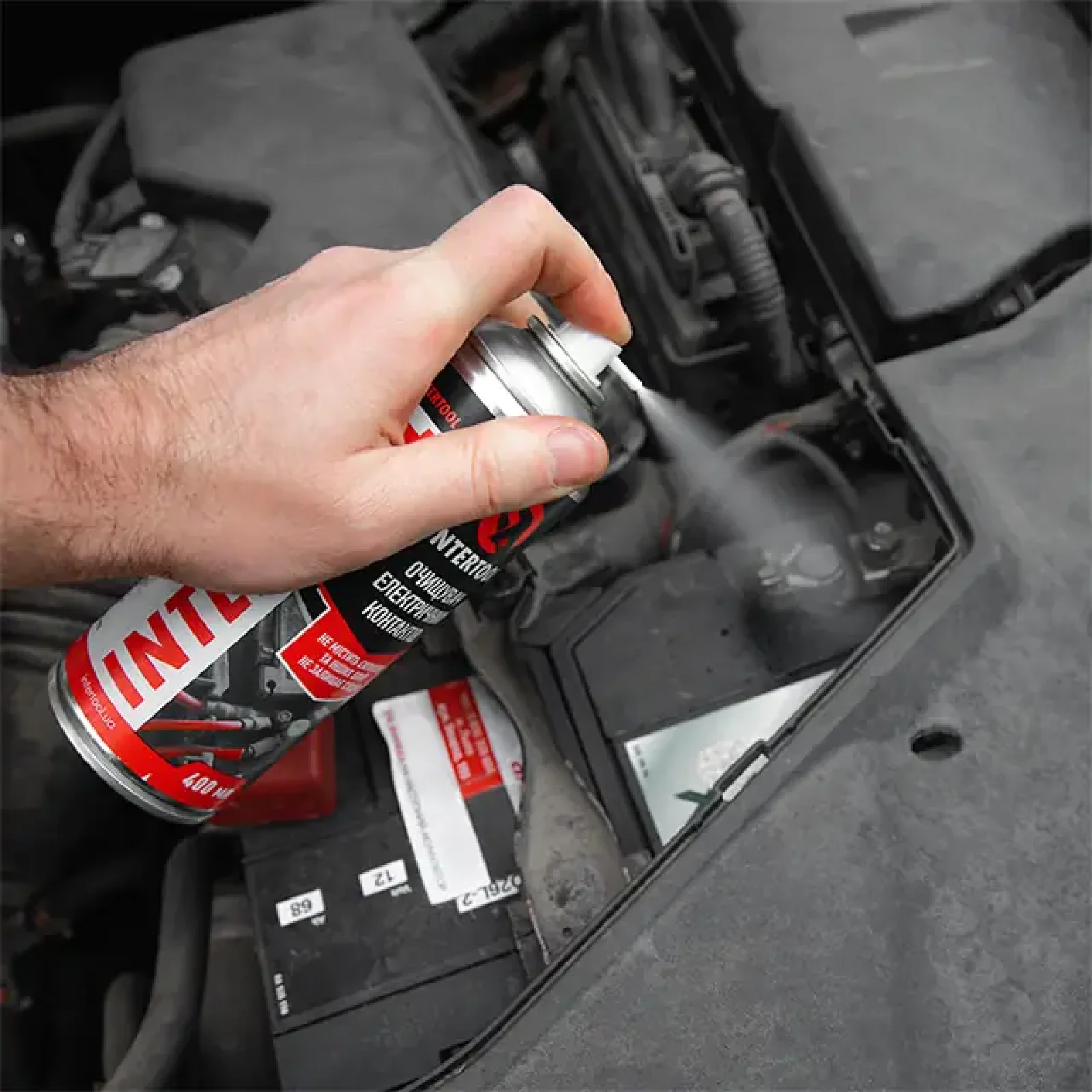 Очищувач електроконтактів, аерозоль, 400 мл INTERTOOL (FS-0074) UA