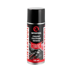 Очищувач електроконтактів, аерозоль, 400 мл INTERTOOL (FS-0074) UA