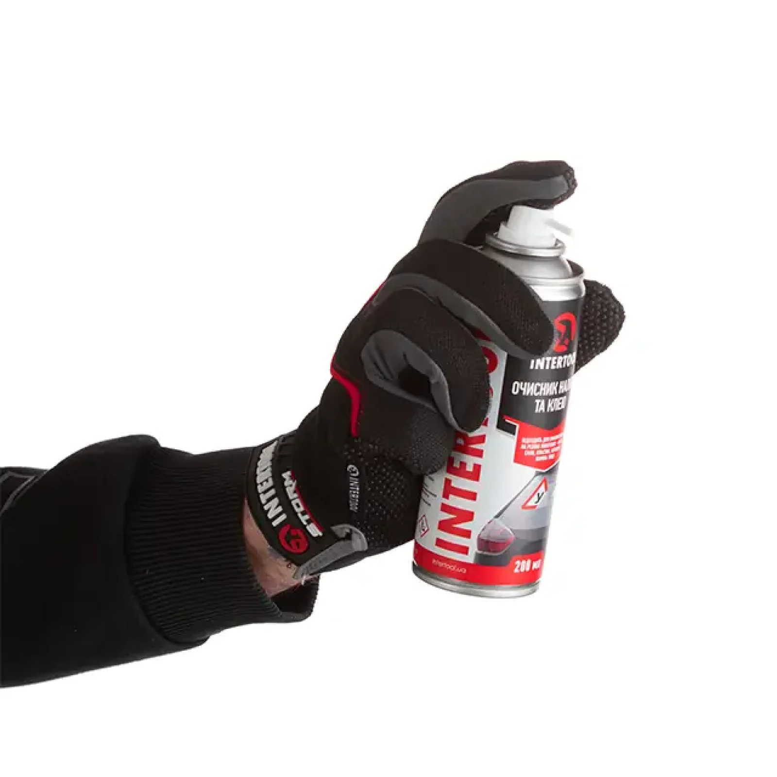 Очищувач наліпок, аерозоль, 200 мл INTERTOOL (FS-0092) UA