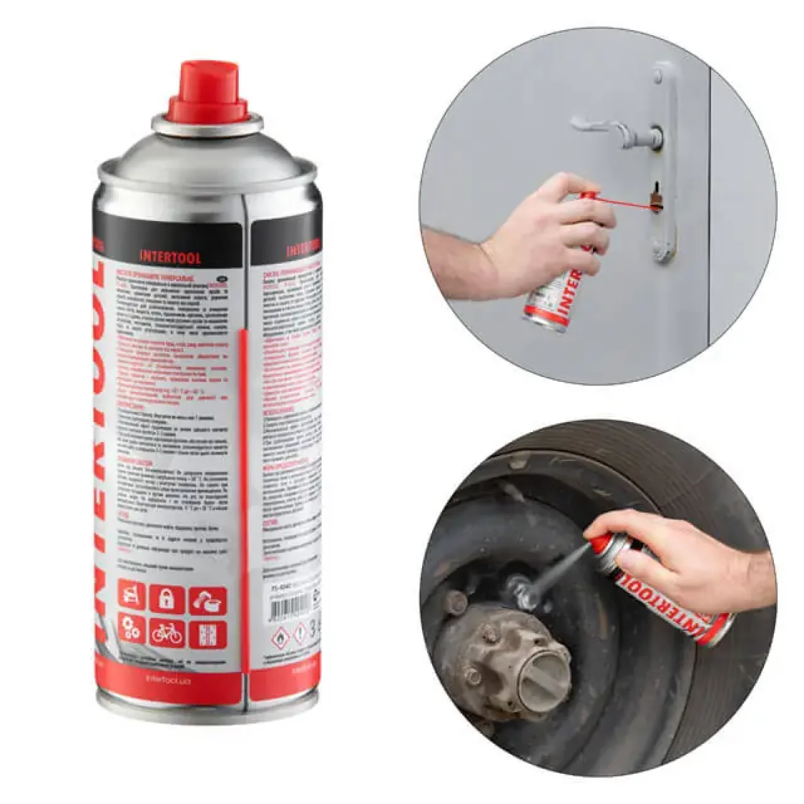 Мастило проникаюче, універсальне, аерозоль, 400 мл INTERTOOL (FS-4040) UA