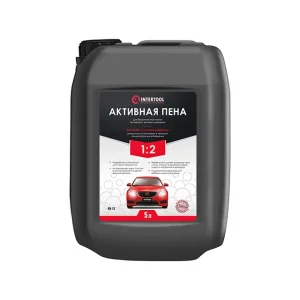 Піна активна 5 л, готова до застосування або 1:2, для безконтактного миття апаратом високого тиску INTERTOOL (FS-9005) UA
