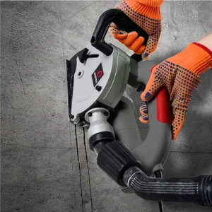 Штроборіз INTERTOOL 1,4 кВт, 9000 об/хв, диск 125×22,2 мм, глибина 8-30 мм, ширина 8-26 мм (DT-0200) UA