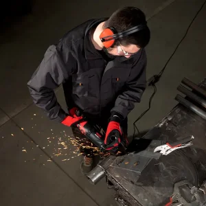 Шліфмашина кутова INTERTOOL 1,2 кВт, 5000-12000 об/хв, диск 125 мм, поворотне руків’я (WT-0225) UA
