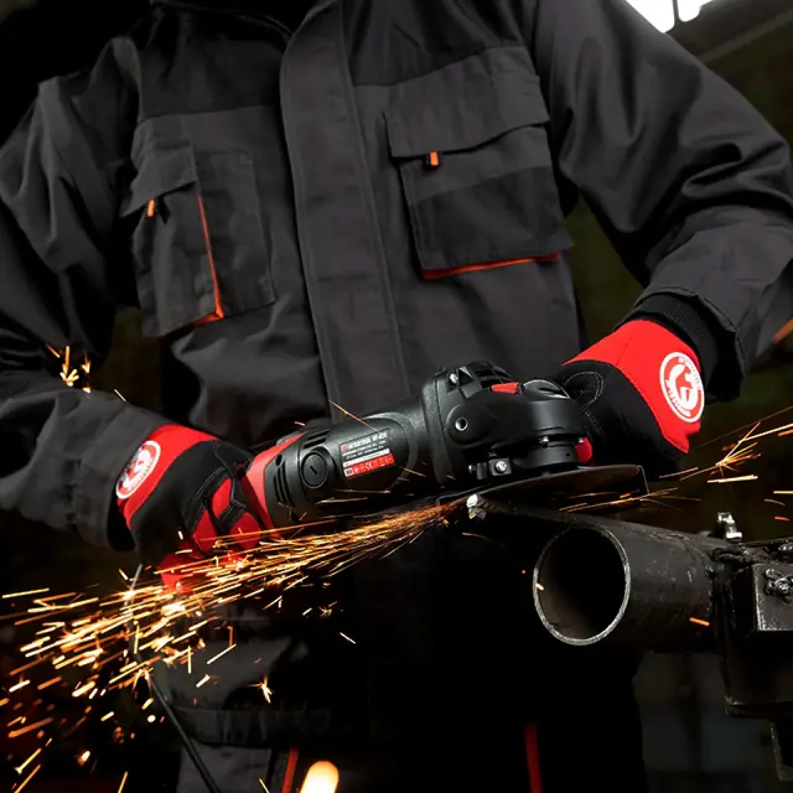 Шліфмашина кутова INTERTOOL 1,2 кВт, 5000-12000 об/хв, диск 125 мм, поворотне руків’я (WT-0225) UA