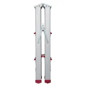 Драбина алюмінієва двостороння, 3 сходинки, висота: 668 мм, 150 кг INTERTOOL (LT-1103) UA