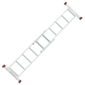 Драбина-поміст INTERTOOL 2×6 сходинок, алюміній, 150 кг (LT-0027) UA