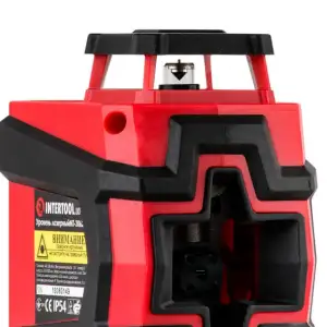 Рівень лазерний, 360°, 2 лазерні головки, зелений лазер INTERTOOL (MT-3062) UA