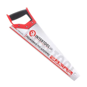 Ножівка по деревині, 450 мм, з гартованим зубом, 55 HRC INTERTOOL (HT-3102) UA