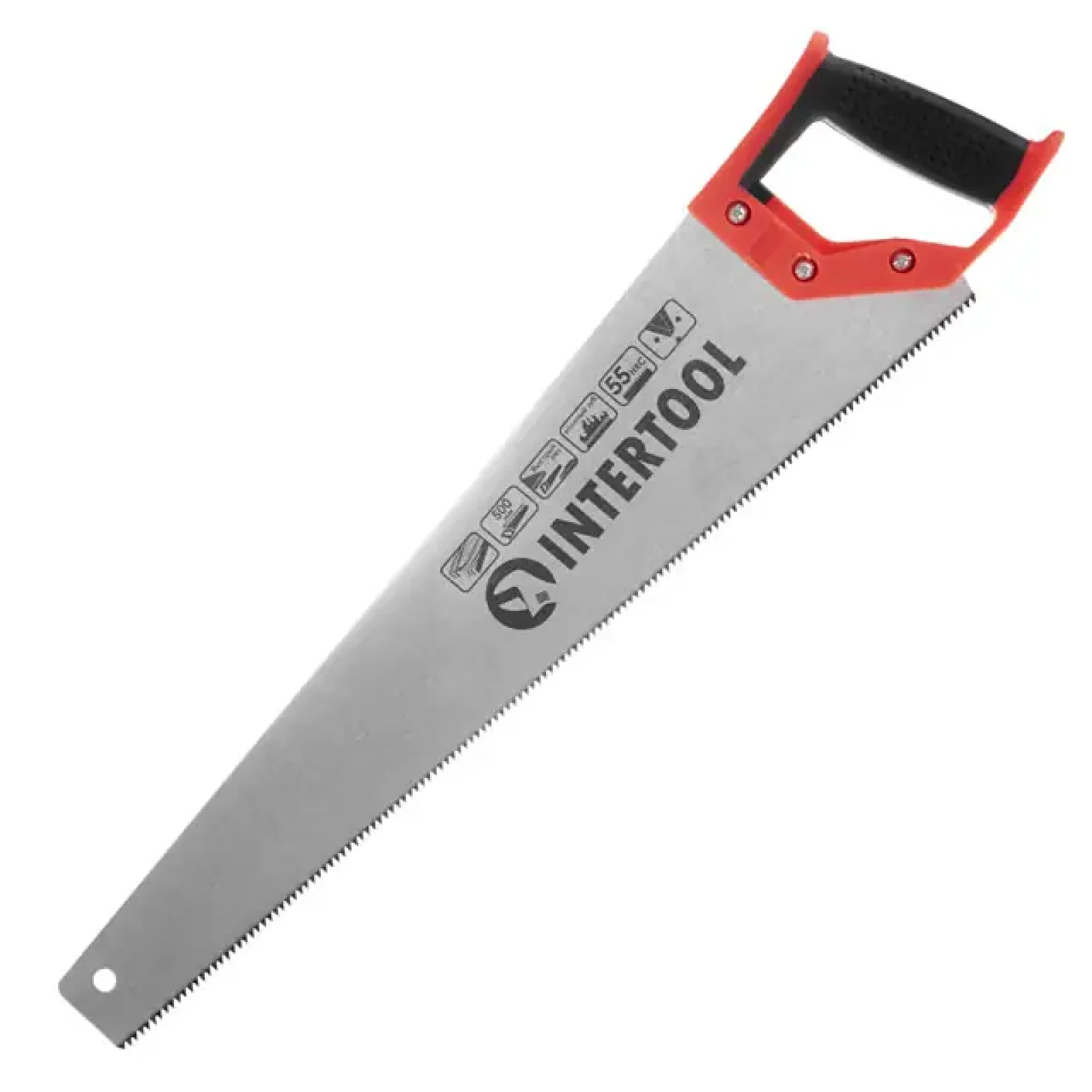 Ножівка по деревині, 500 мм, з гартованим зубом, 55 HRC INTERTOOL (HT-3103) UA
