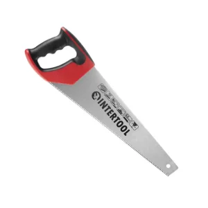 Ножівка по деревині, 400 мм, з гартованим зубом, потрійне заточування, 7 зуб/дюйм INTERTOOL (HT-3104) UA