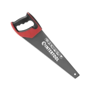 Ножівка по деревині, 400 мм, з тефлоновим покриттям, з гартованим зубом, потрійне заточування, 7 зуб/дюйм INTERTOOL (HT-3107) UA
