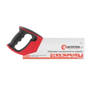 Ножівка пасовочна по деревині, 300 мм, 12 зуб/дюйм INTERTOOL (HT-3113) UA