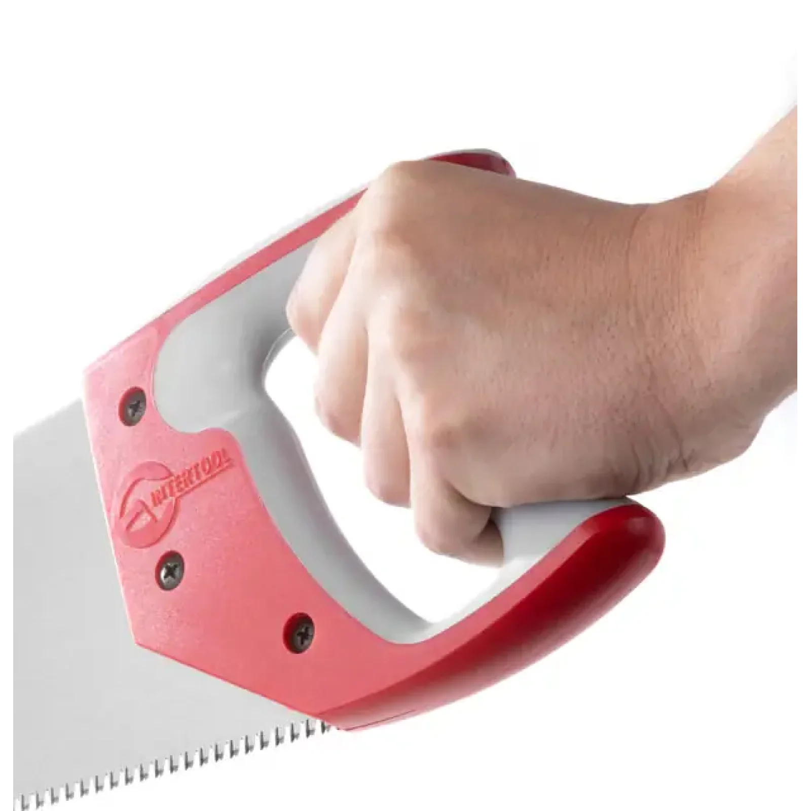 Ножівка по деревині, 400 мм, з гартованим зубом, потрійне заточування, 11 зуб/дюйм INTERTOOL (HT-3161) UA