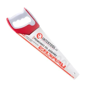 Ножівка по деревині, 400 мм, з гартованим зубом, потрійне заточування, 11 зуб/дюйм INTERTOOL (HT-3161) UA