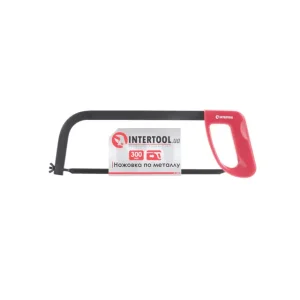 Ножовка по металлу, 300 мм, пластикова ручка INTERTOOL (HT-3305) UA