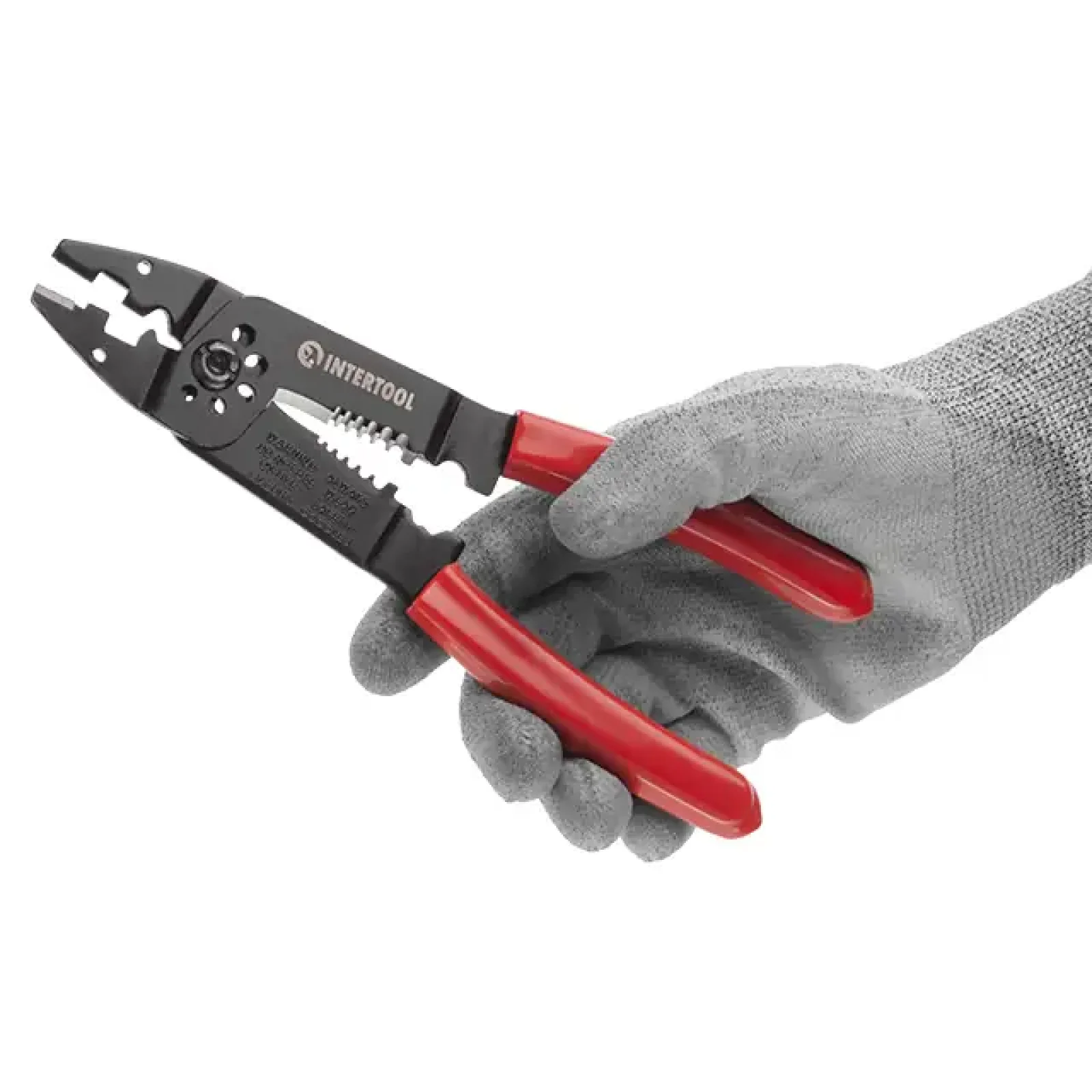 Кліщі обтискні (0,5-6,0 мм) INTERTOOL (HT-7056) UA