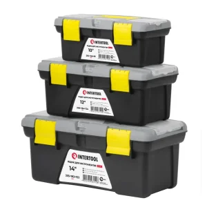 Комплект ящиків для інструментів, 3 од. (BX-0310 10", BX-0312 12", BX-0314 14") INTERTOOL (BX-0303) UA