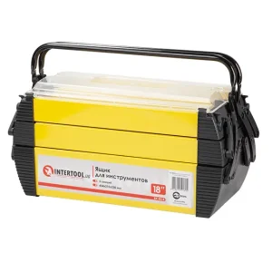 Ящик для інструментів18", 5 секций, 454*210*230 мм INTERTOOL (BX-5018) UA