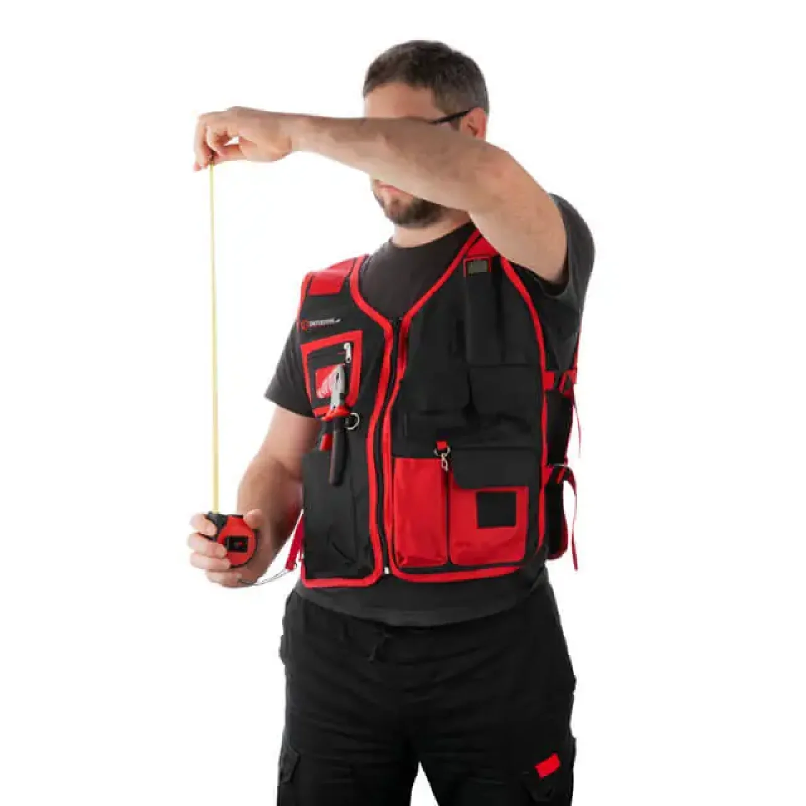 Жилет слюсарно-будівельний, 7 кишень, поліестер INTERTOOL (SP-1001) UA