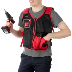 Жилет слюсарно-будівельний, 7 кишень, поліестер INTERTOOL (SP-1001) UA