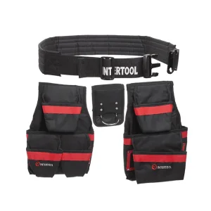 Сумка поясна слюсарно-будівельна, 18 кишень, поліестер INTERTOOL (SP-1011) UA