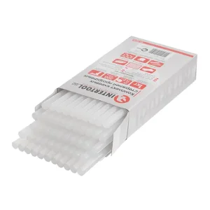 Комплект клейових стрижнів прозорих, 11,2×200 мм, уп. 1 кг INTERTOOL (RT-1015) UA